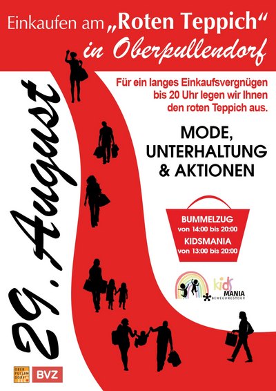 Plakat mit Termin und Details