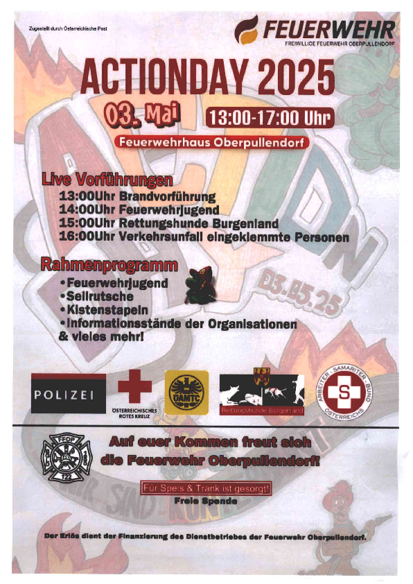 Plakat mit Termin und Programm