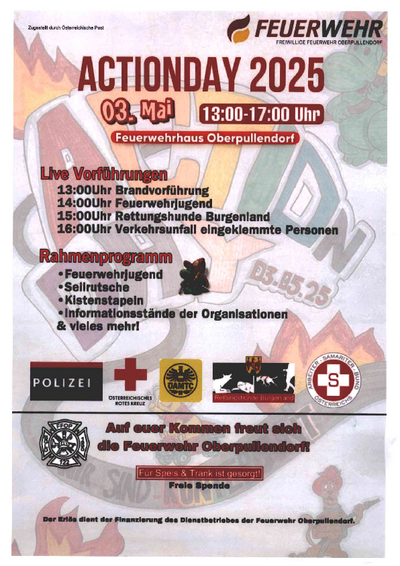 Plakat mit Termin und Programm
