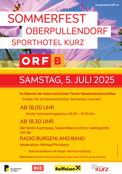 Plakat mit Termin und Details