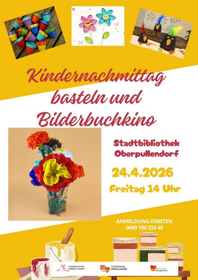 gelbes Plakat mit Termin und Details