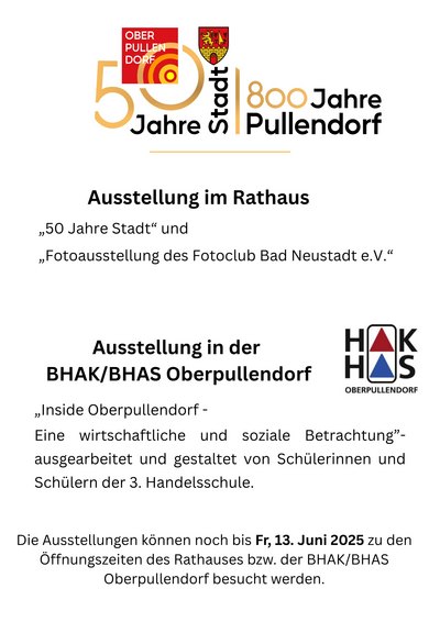 Plakat mit Termin und Details