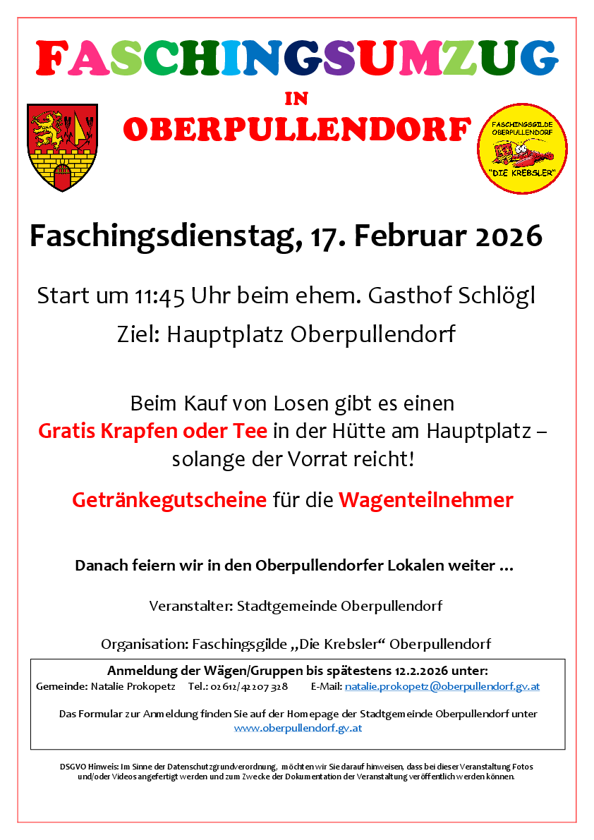 Plakat mit Termin und Details