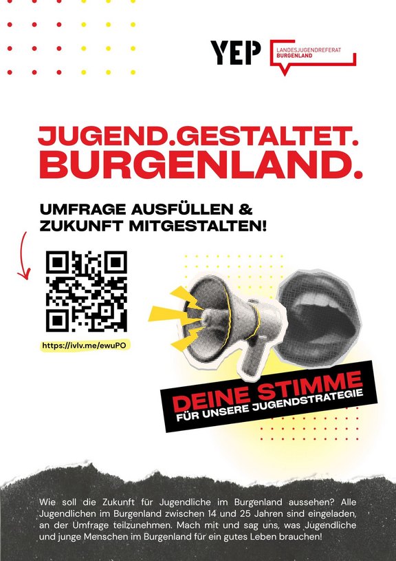 Plakat mit QR-Code