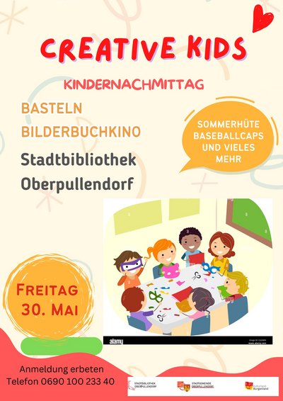Plakat mit Termin und Details | Illustration Kinder