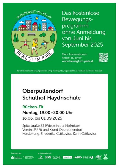 Plakat mit Termin und Details