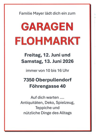 Plakat mit Termin und Details Plakat mit Termin und Details