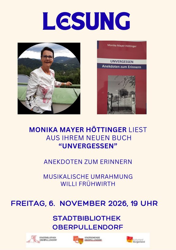 Plakat mit Termin und Details