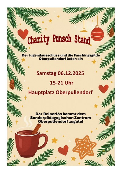 [Translate to Ungarisch:] Plakat mit Termin und Detail, weihnachtliches Dekor