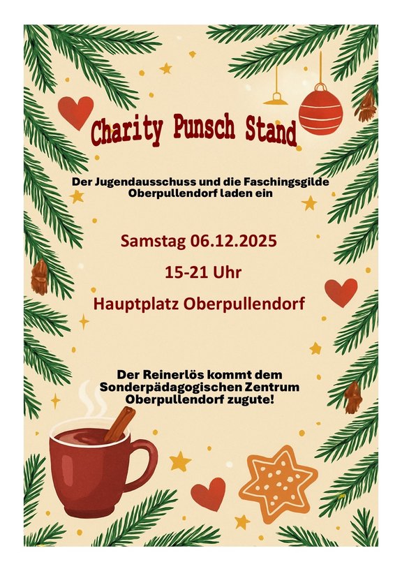 [Translate to Ungarisch:] Plakat mit Termin und Detail, weihnachtliches Dekor