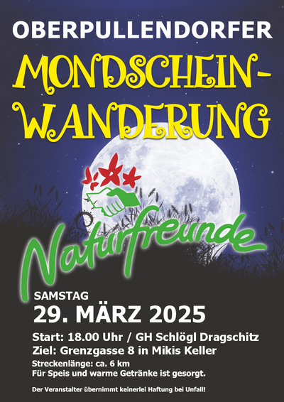 Plakat mit Termin und Illustration