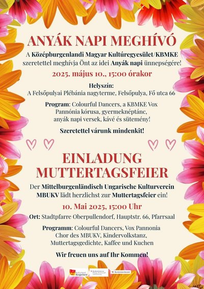 Plakat mit Termin und Programm
