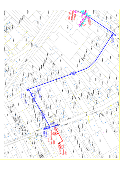 Planübersicht vom Ausbaugebiet