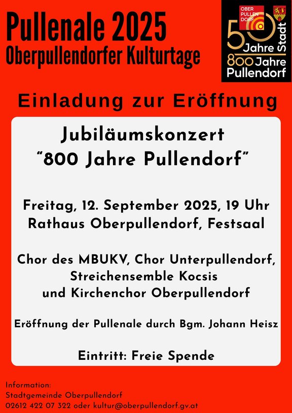 Plakat mit Termin und Details 