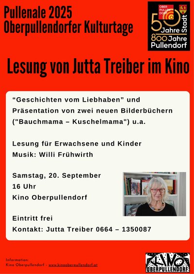 [Translate to Ungarisch:] Plakat mit Termin und Details und Bild von Autorin
