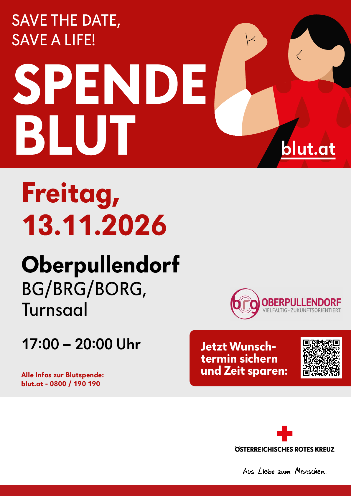 Plakat mit Termin und Details