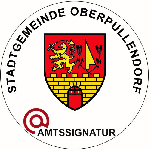 Oberpullendorf önkormányzata Hivatalos aláírás